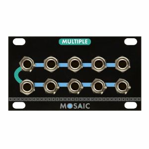 Mosaic 1U Multiple Passive Signal Multiplier Module (black)