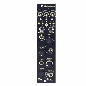 Endorphin.es Total Recall 3-Channel Preset Manager/Multistage/Macro Controller Module (black)