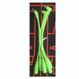 Zlob Modular Glow In The Dark Y Splitter/Multiple Cables (12cm, pack of 3)