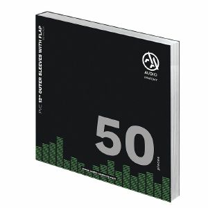 Audio Anatomy 12" Clear PVC Vinyl Record Sleeves (pack of 50)