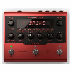 IK Multimedia X-Gear X-Drive Distortion Effects Pedal (red)