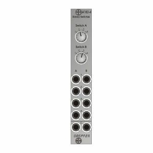 Doepfer A-182-4 Dual Rotary Switches Slim Line Series Module