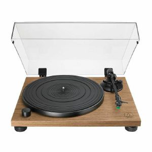 Audio Technica AT-LPW40WN Fully-Manual Belt-Drive Hi-Fi Turntable (walnut wood veneer)