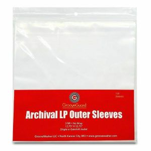 GrooveGuard Archival 12" LP Vinyl Record Plastic Outer Sleeves (pack of 100)