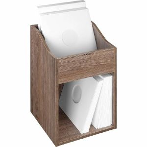 Zomo VS-Box 100/2 12" Vinyl Record Storage Box 200 (walnut, flat-packed)