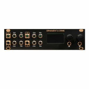 After Later Audio uO_C 1U Micro Ornament & Crime Polymorphic CV generator Module