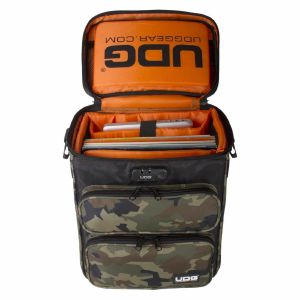 UDG Ultimate DIGI Trolley To Go For DJ Equipment/Akai Professional APC64 (black camo/orange inside)