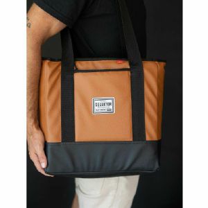 Selektor Classic Bag 12" Vinyl Record Bag 30 (caramel/black, vegan leather)