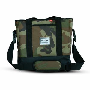 Selektor Messenger Bag 12" Vinyl Record Bag 30 (camo, black)