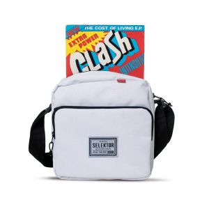 Selektor Crossbody Bag 7" Vinyl Record Bag 40 (white)