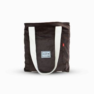Selektor Tote Bag v2 12" Vinyl Record Bag 10 (brown corduroy)
