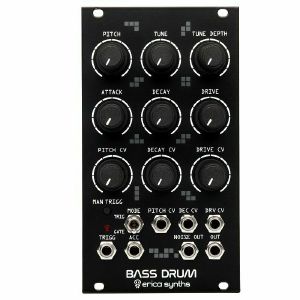 Erica Synths Bass Drum 2 Drum Series Module (black) (B-STOCK)