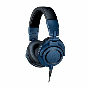 Audio-Technica ATH-M50x Closed-Back Dynamic DJ/Studio Headphones (black/blue, deep sea edition)