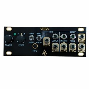 After Later Audio Steps 1U Random Looping Stepped CV & Burst Generator Module