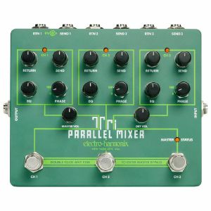 Electro Harmonix Tri Parallel Mixer Effects Loop Mixer & Switcher Effects Pedal (B-STOCK)