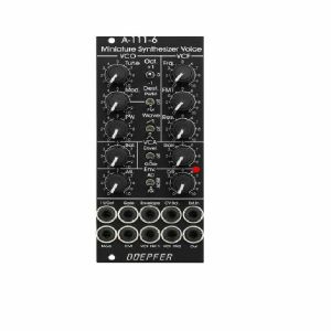 Doepfer A-111-6v Miniature Synthesiser Voice Vintage Edition Module (black) (B-STOCK)