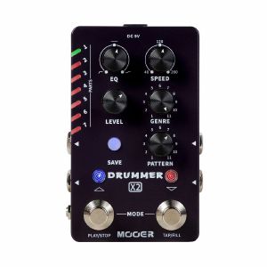 Mooer Audio Drummer X2 Dual Drum Machine Pedal