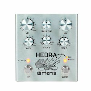 Meris Hedra 3-Voice Rhythmic Pitch Shifter Effects Pedal (silver) (B-STOCK)