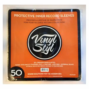 Vinyl Styl 12" White Paper Vinyl Record Inner Sleeves (pack of 50)