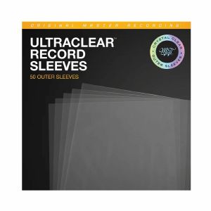 Mobile Fidelity Sound Lab 12" Ultraclear Polypropylene Vinyl Record Outer Sleeves (pack of 50)