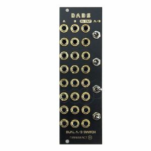 Tesseract Modular DABS Dual A/B Switch Module (black) (B-STOCK)