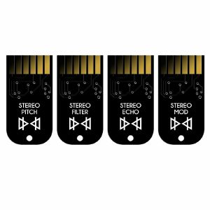TipTop Audio True Stereo - Stereo Echo/Stereo Mod/Stereo Pitch/Stereo Filter Card Bundle for Z-DSP Module (black)