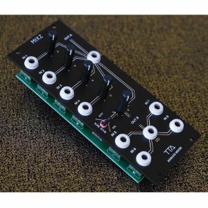 TipTop Audio MIXZ Dual Audio/CV/Gate Mixer Module With MixBus (black)
