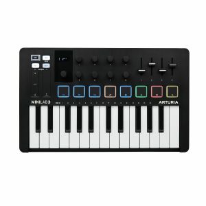 Arturia MiniLAB 3 25-Key USB MIDI Keyboard & Pad Controller (black)