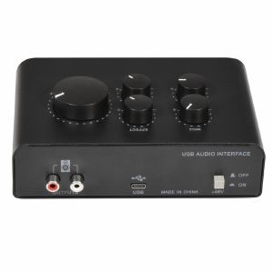 Citronic USB Audio Interface: 2 Microphone + 1 Instrument
