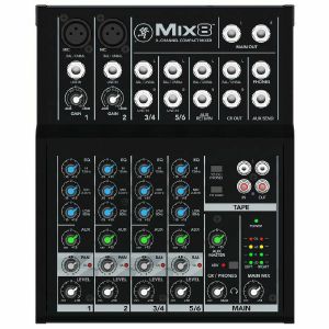 Mackie Mix8 8-Channel Compact Studio Mixer (black) (B-STOCK)