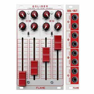 Flame QSlider Quad Control Voltage Source Module (silver) (B-STOCK)