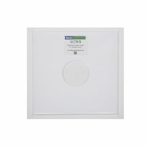 Bags Unlimited 12" Vinyl Record Paper Sleeves (white, pack of 10)