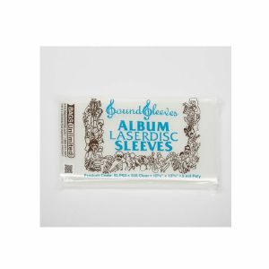Bags Unlimited 12" Polyethylene Vinyl Record Album Laserdisc Sleeves (3 mil/clear/pack of 10)