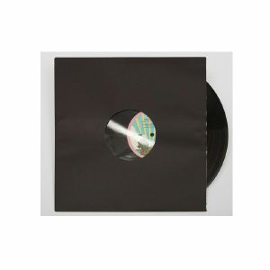 Bags Unlimited 12" Vinyl Record Polylined Paper Sleeves (black, pack of 25)
