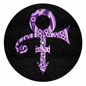 IDYD Prince 12" Vinyl Record Slipmats (pair, black/purple)