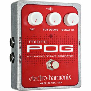 Electro Harmonix Micro POG Polyphonic Octave Generator Effects Pedal (silver) (B-STOCK)