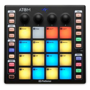 Presonus Atom Production & Performance Pad Controller With Studio One Artist Production Software (black) (B-STOCK)