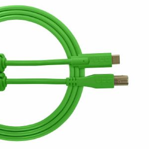 UDG Ultimate Straight USB 2.0 Type C-B Audio Cable (1.5m, green) (B-STOCK)