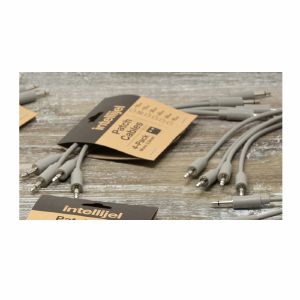 Intellijel 15cm Mono 3.5mm Synth Module Patch Cables (grey, pack of 4)