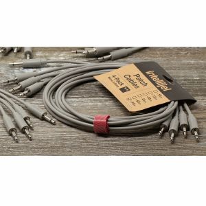 Intellijel 90cm Mono 3.5mm Synth Module Patch Cables (grey, pack of 4)
