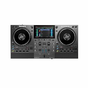Numark Mixstream Pro Go Battery-Powered Standalone Streaming DJ Controller With Amazon Music