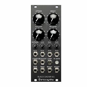 Erica Synths Black DADSR EG Re-Triggerable Exponential DADSR Envelope Generator Module