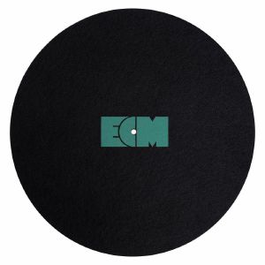 ECM Records 12" Felt Turntable Slipmat (single, black)