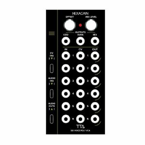 TipTop Audio Hexagain 6-Voice Polyphonic Audio VCA & Mixer Module