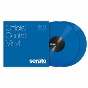 Serato Standard Colours 12" Control Vinyl Records (blue, pair) (B-STOCK)