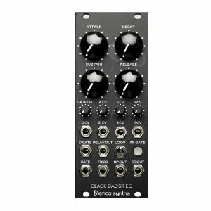 Erica Synths Black DADSR EG Re-Triggerable Exponential DADSR Envelope Generator Module (B-STOCK)
