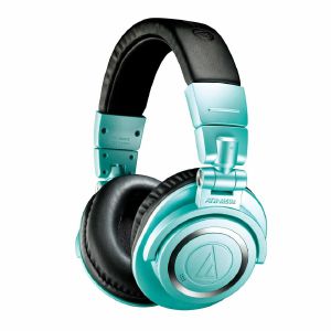 Audio-Technica ATH-M50xBT2 Wireless Closed-Back Dynamic DJ/Studio Headphones (ice blue limited edition)