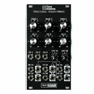 AJH Synth/Tone Science Triple Cross XFader Panner Module (black) (B-STOCK)