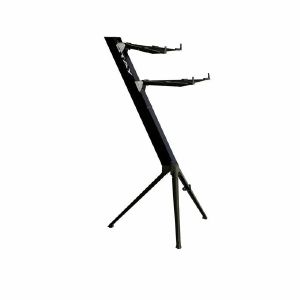 Stay Intruder/02 2-Tier Keyboard Synthesiser Column Stand (black)