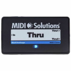 MIDI Solutions Thru V2 2-Output Active MIDI Thru Box (B-STOCK)